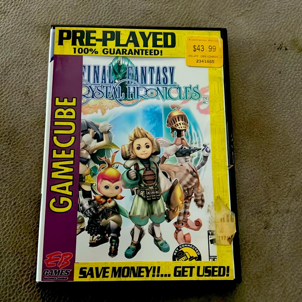 Nintendo GameCube Final Fantasy Crystal Chronicles game